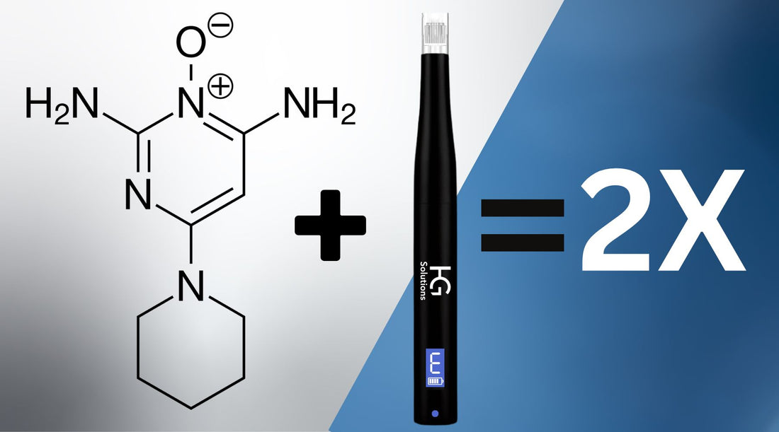 Minoxidil + Microneedling Yield 2X Growth